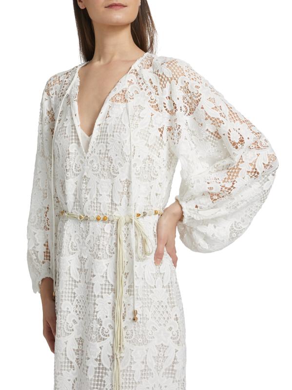 ワンピース ZIMMERMANN COCO LACE MIDI DRESS Zimmermann Lace Coco Midi Dress | Harrods US