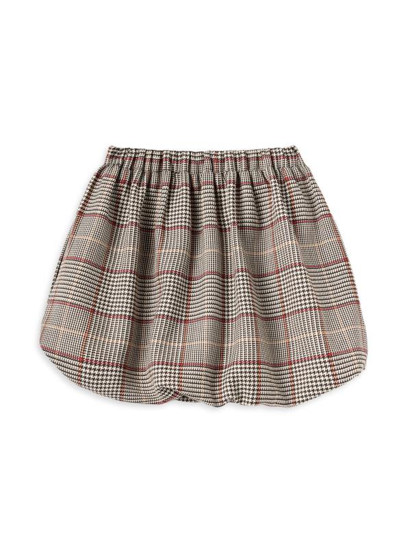 #2: تنورة «تشيك بابل» للفتيات الصغيرات والبنات - براون