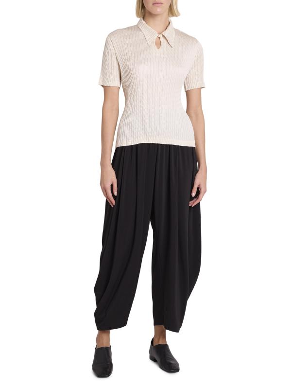 PLEATS PLEASE プリーツ ポロシャツ 3 Issey Miyake - スリーク・プリーツ・ポロシャツ をオンライン