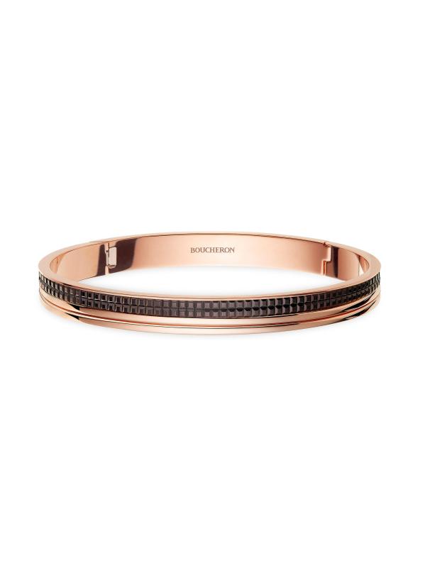 Unisex Quatre Classique Two-Tone 18K Gold 
PVD Large Bangle