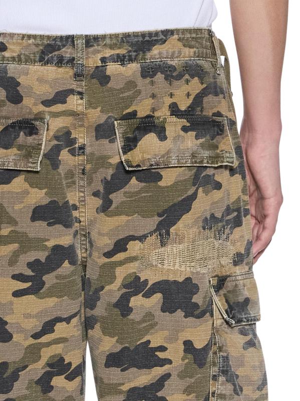 #4: سروال كارغو مموّه من تروب - أخضر