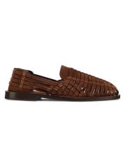 Brunello Cucinelli - 編み上げレザーサンダル をオンライン購入