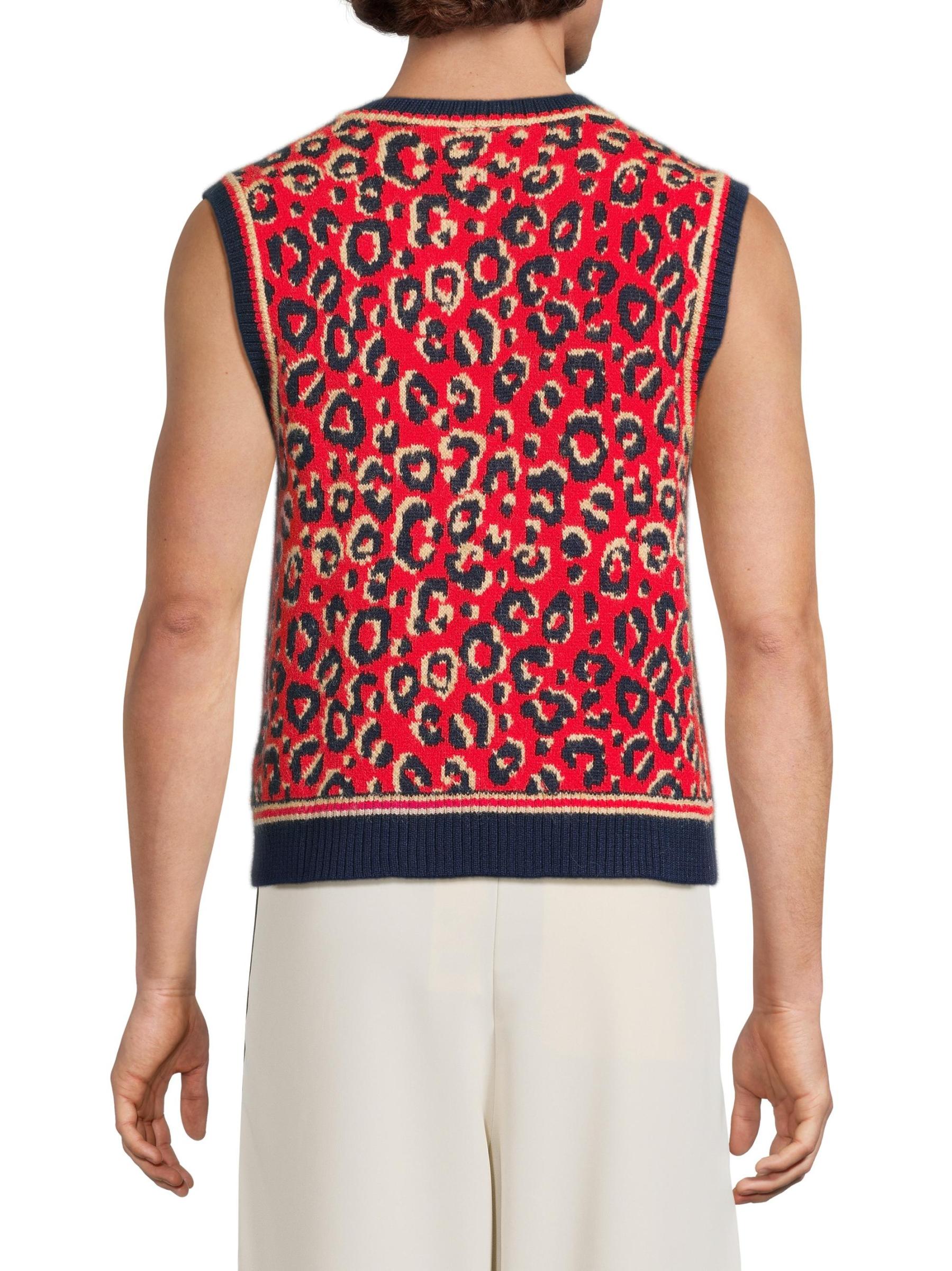 adidas - アディダス×ウェールズ・ボナー ヒョウ柄セーターベスト を