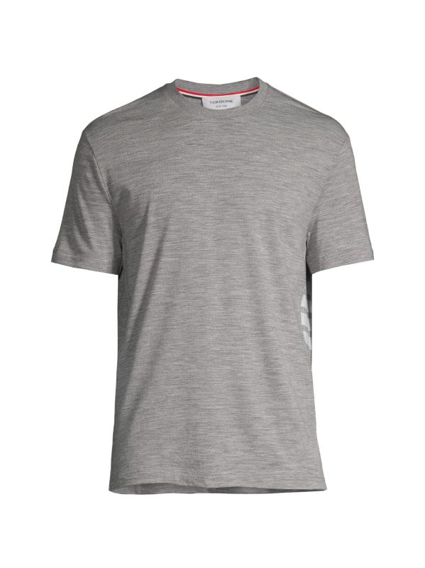 THOM BROWNE トム・ブラウン 「4BAR」ウールTシャツ 三越伊勢丹 | THOM BROWNE/トムブラウン_women 通販 | 4BAR