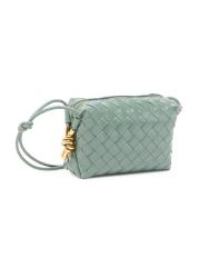 BOTTEGA VENETA お洒落 ☆ミニ ループ カメラバッグ ☆ イントレ Bottega Veneta - ミニループ イントレチャート レザー カメラ