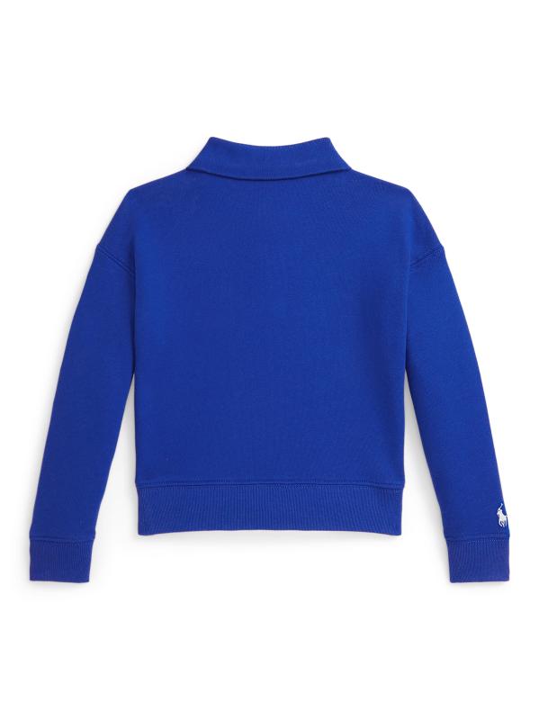 #2: قميص بولو تيم بأكمام طويلة للفتيات الصغيرات والبنات - الياقوت الجديد