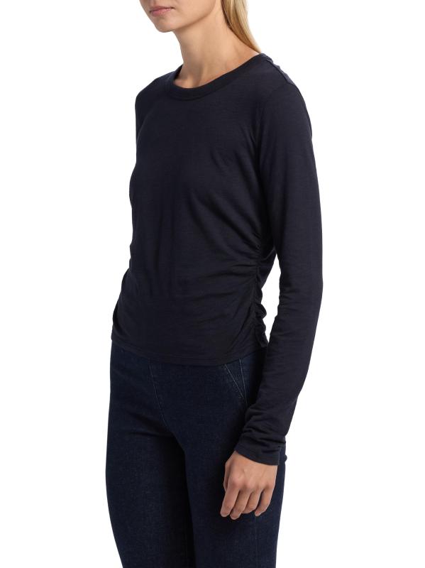 #3: بلوزة كيشا محبوكة من القطن بأكمام طويلة - القوات البحرية