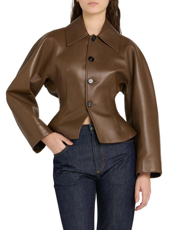 #2: جاكيت من الجلد المنحوت - دارك موس