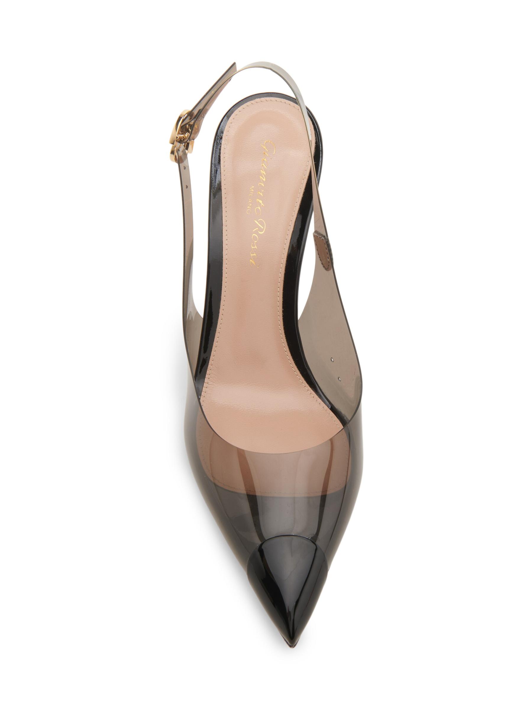 【関税込】GIANVITO ROSSI トキオレザースリングバックパンプス 関税・送料込】GIANVITO ROSSI TOKIO スリングバック パンプス