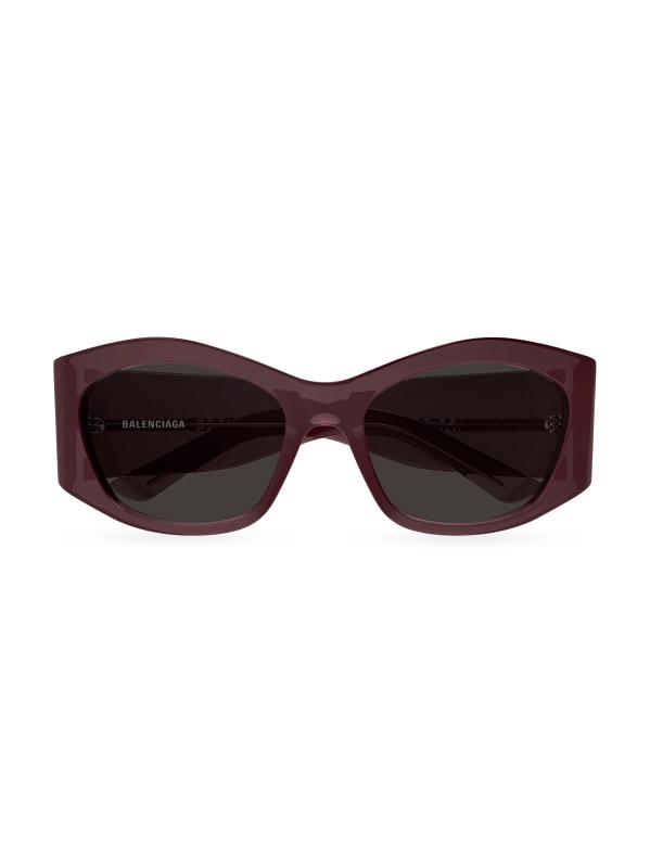 サングラス BALENCIAGA 'Paper Rectangle' sunglasses Balenciaga Paper 56MM Rectangular Sunglasses | Saks Fifth Avenue