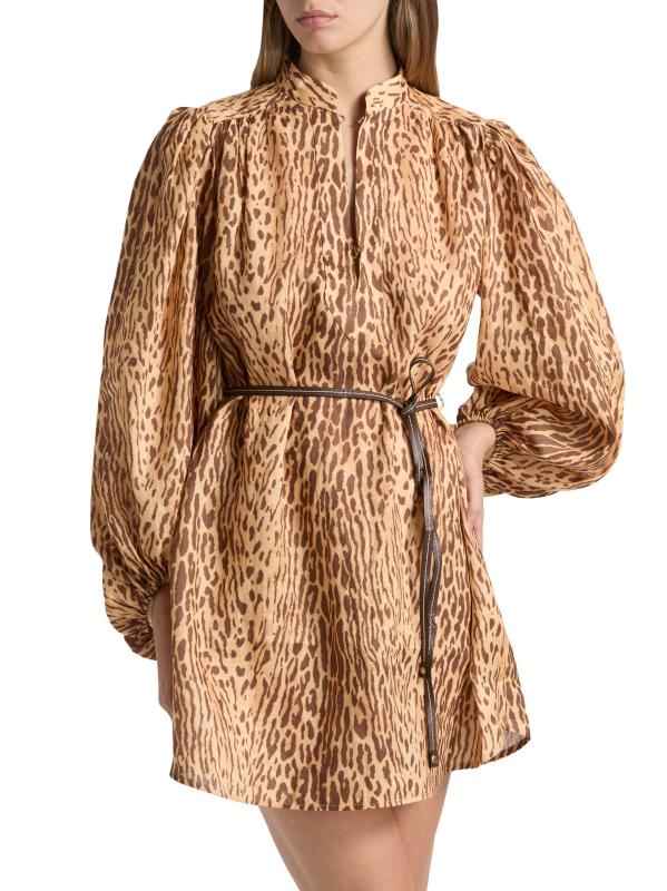 ZIMMERMANN リネン ブレザー【関税なし】 Zimmermann Brightside Rouleaux Mini Dress -Brand New- MSRP