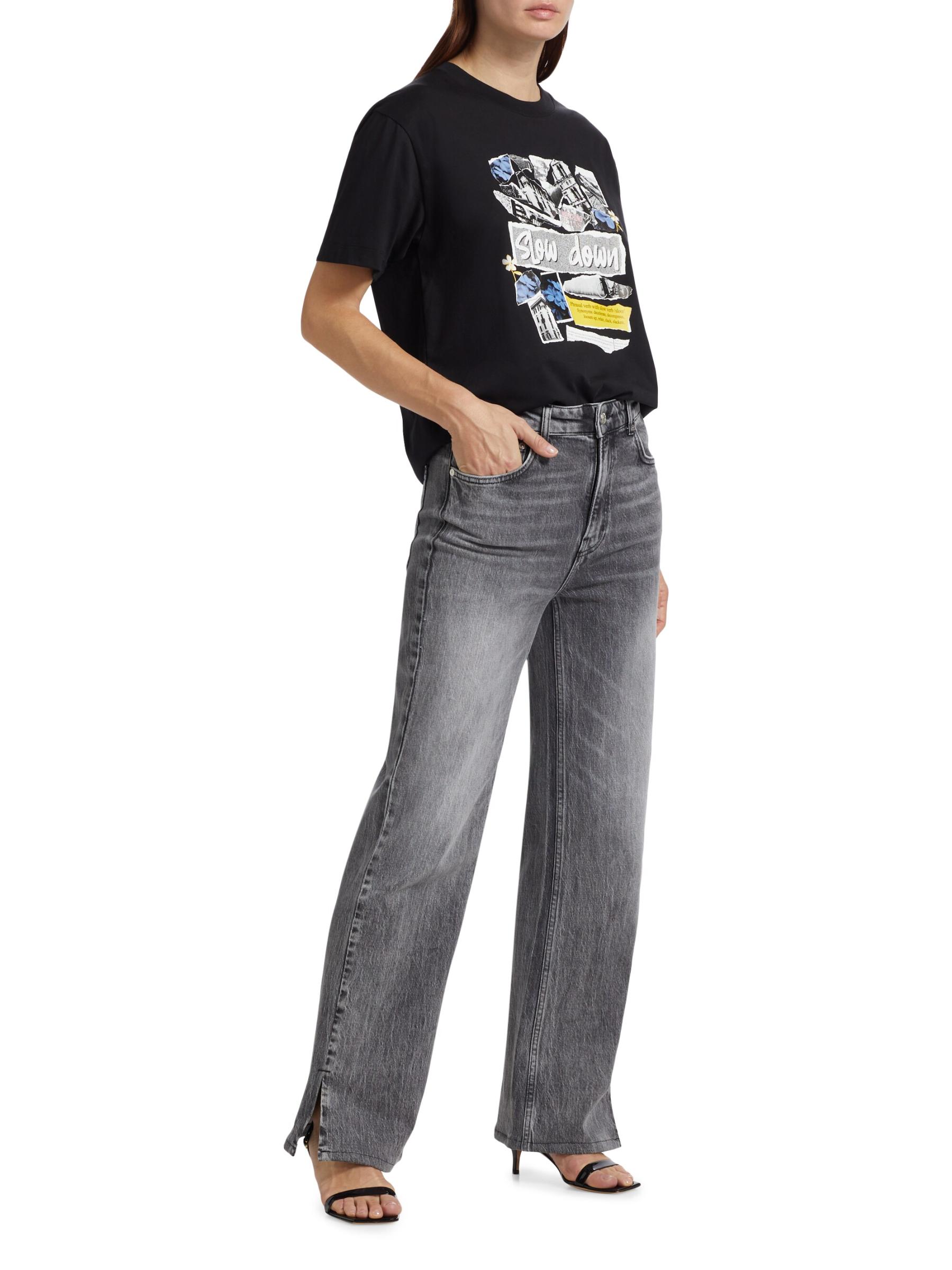 【関税&送料込】Moschino Jeans Wide Fit Jeans Moschino Kids Moschino Girls Regular Fit Jeans in Black