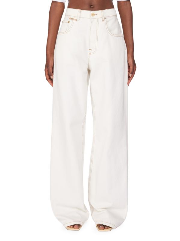 JACQUEMUS ニーム ワイドレッグ ジーンズ JACQUEMUS☆定番☆Le de-Nimes large ワイドレッグジーンズ ボトムス