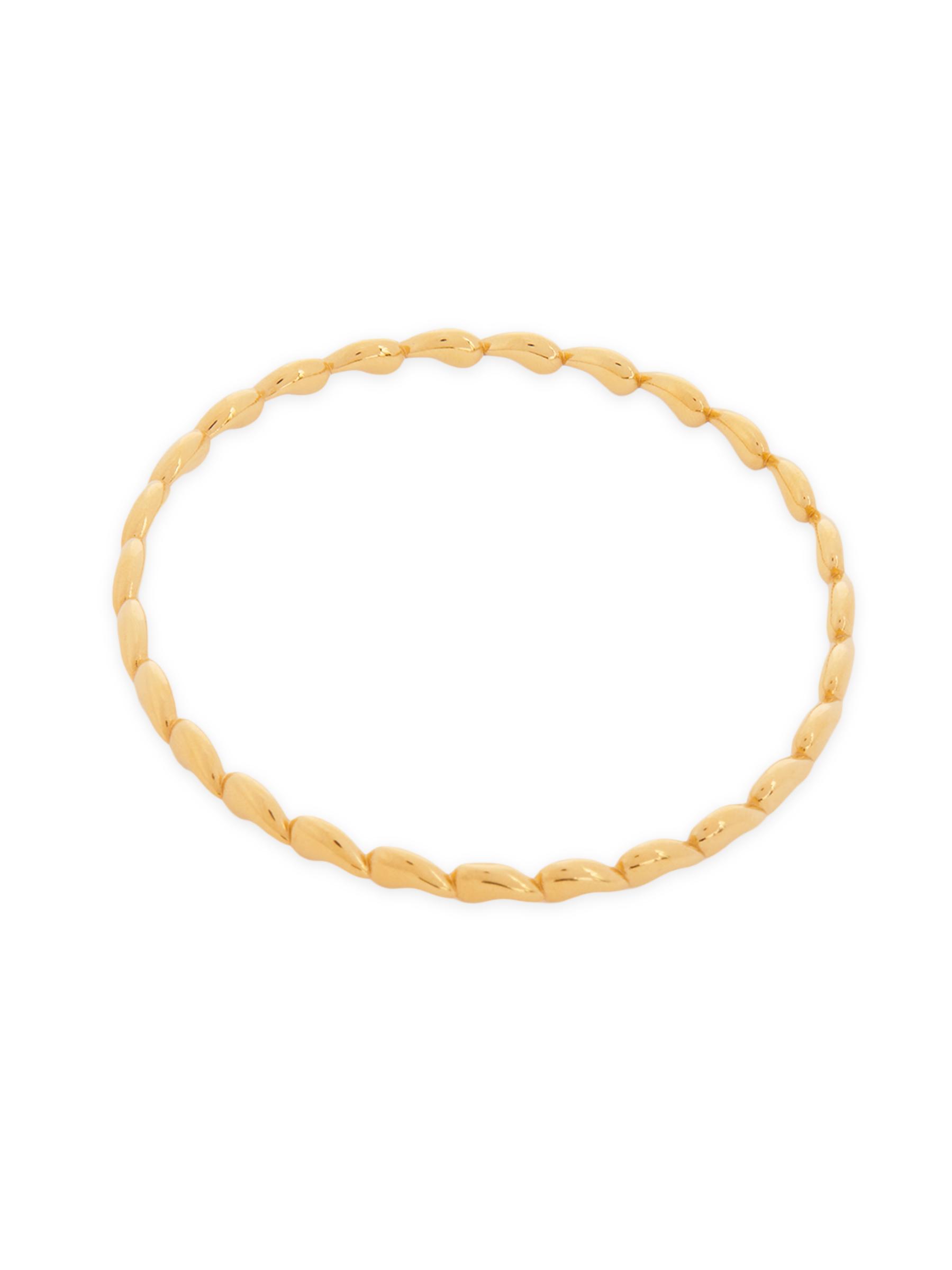 【クロエ】アイコニック バングル セット Chloé - アイコニック ゴールドトーン バングル2点セット を