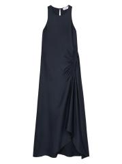 【海外限定】REISSワンピース☆Anessa Sleeveless Satin Midi Dr Reiss Anessa Satin Ruched Sleeveless Midi Dress, Navy