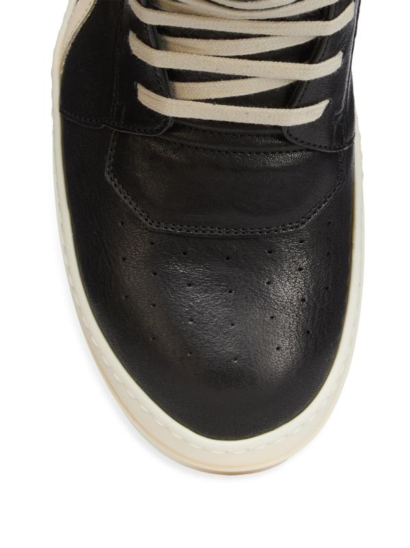 Rick Owens - Geobasket レザー ハイトップ スニーカー を