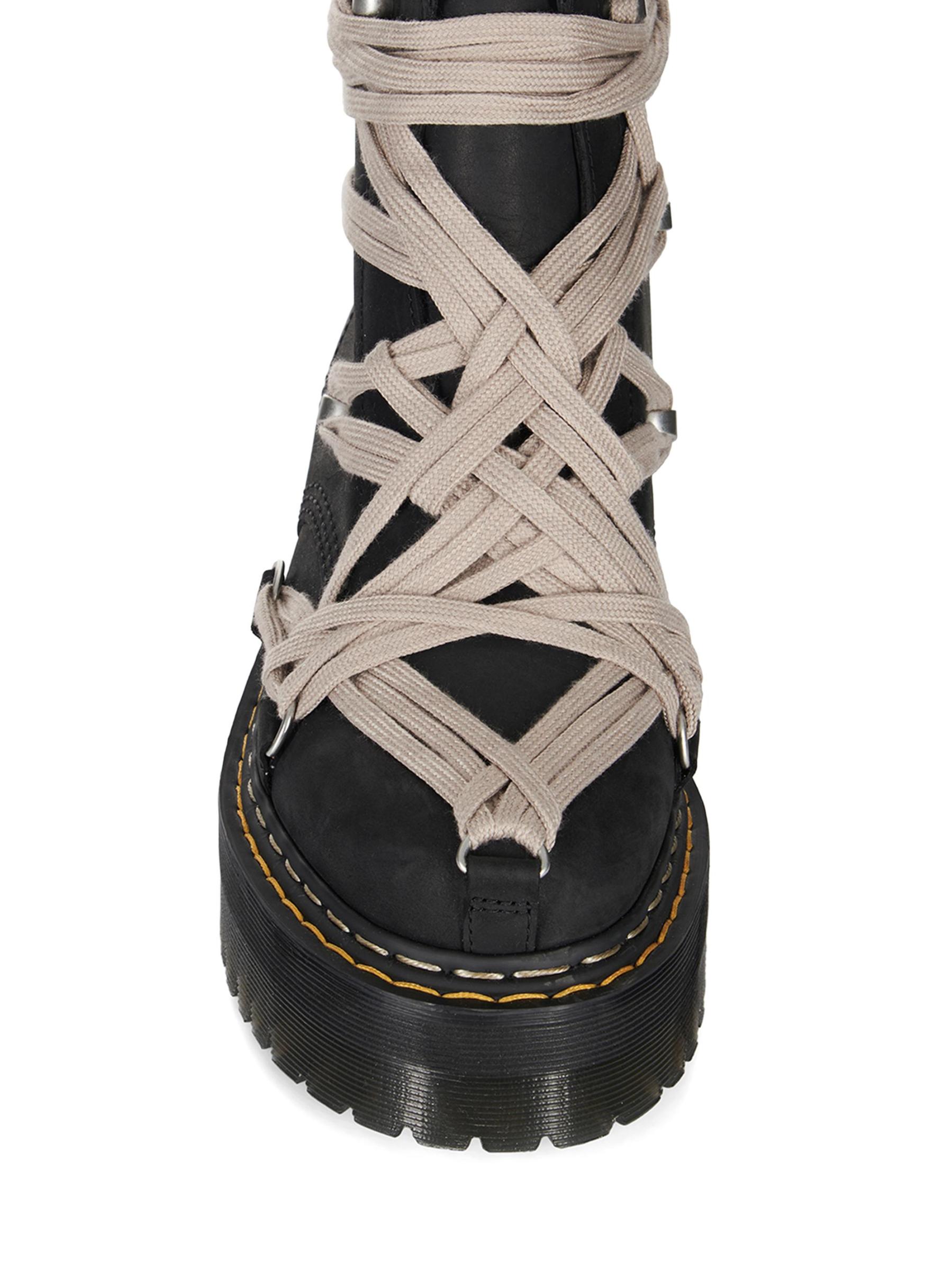 Shop Rick Owens - Dr. Martens x Rick Owens 1460 Quad-Sole Megalace