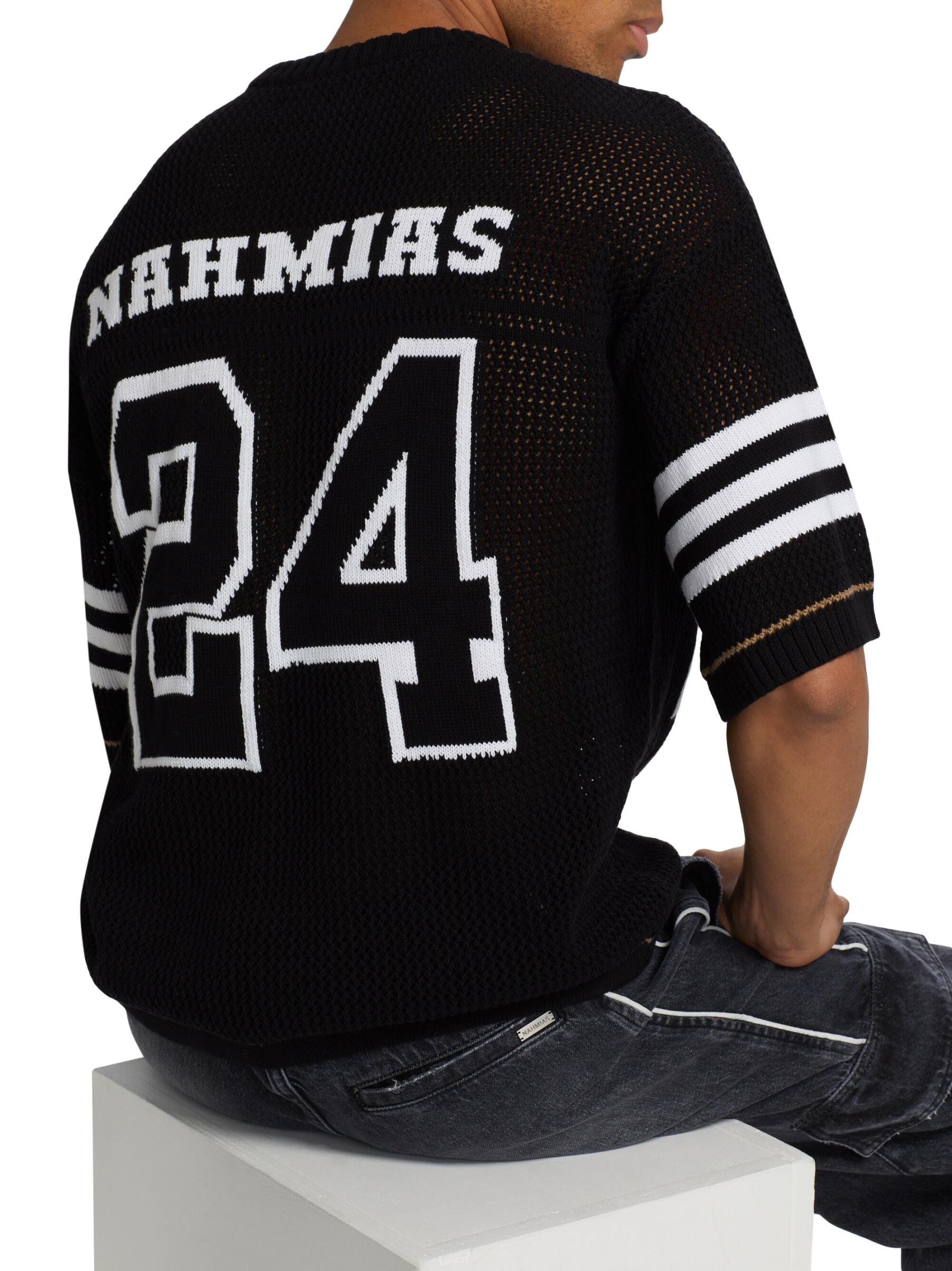 【NAHMIAS】ニット 24 フットボール シャツ NAHMIAS】ニット 24 フットボール シャツ