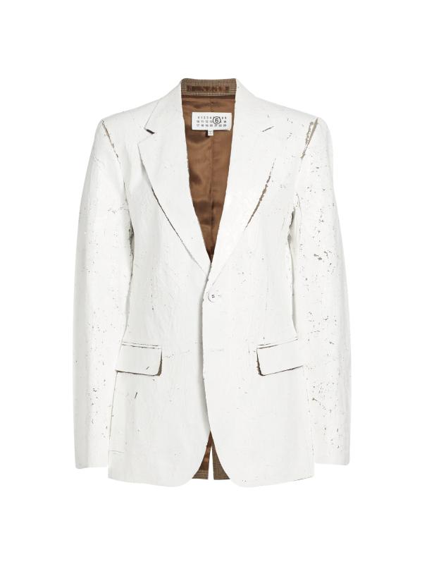 MM6 Maison Margiela 関税込 シングルブレスト ジャケット MM6 Maison Margiela - シングル・ブレスト・ジャケット を
