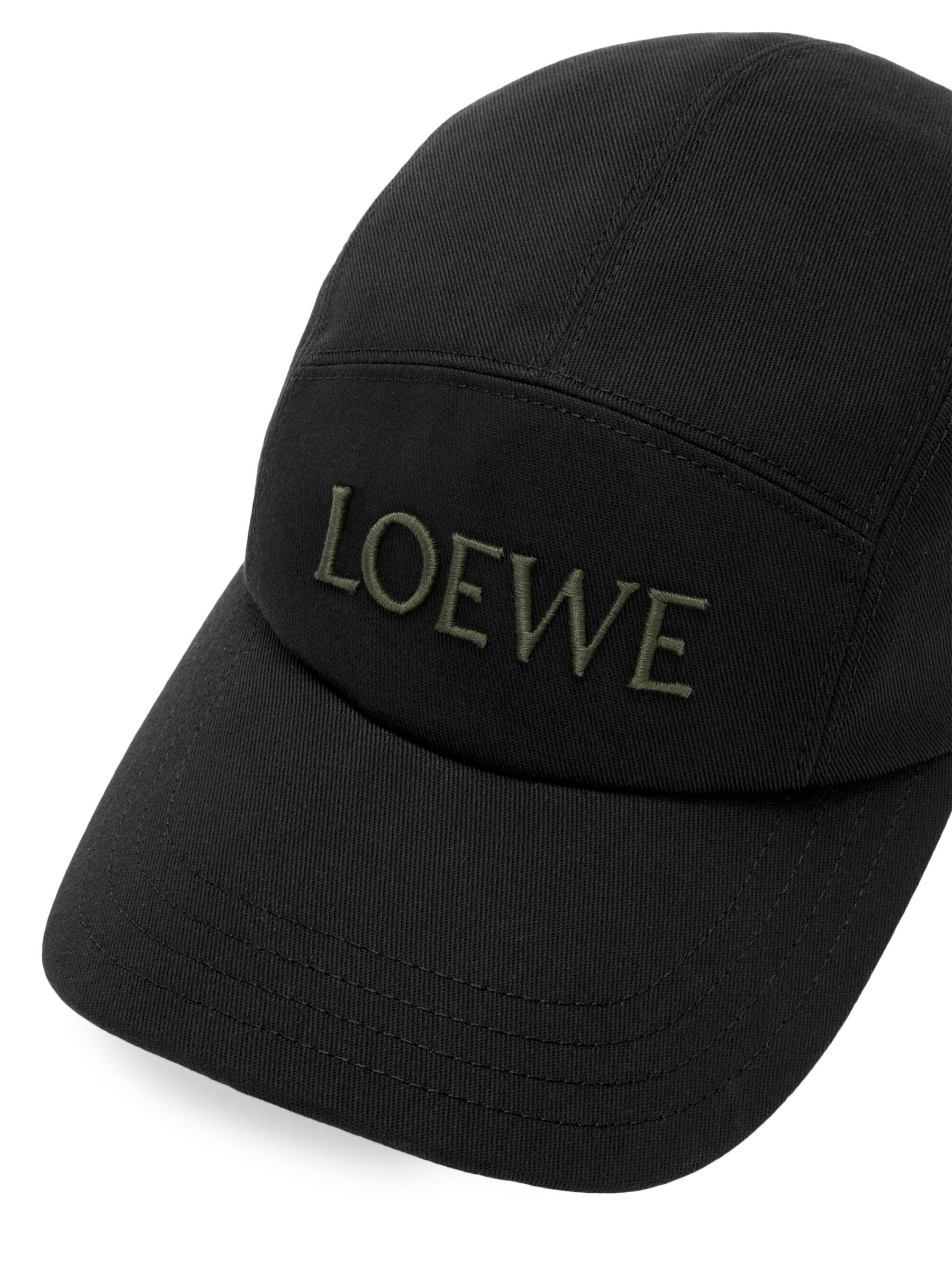 Loewe ロゴ刺繍キャップ☆関税・送料込み☆ LOEWE ロエベ ベースボールキャップ キャップ 帽子 ロゴ 刺繍