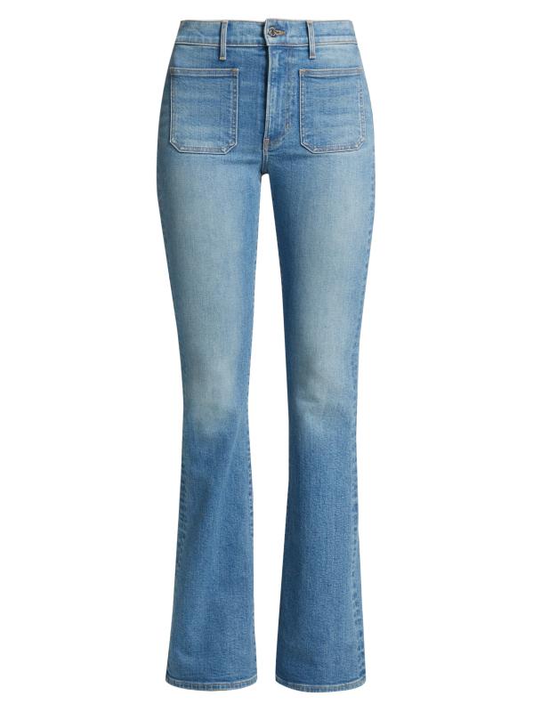 Shop Veronica Beard - Beverly High-Rise Skinny Flare Jeans