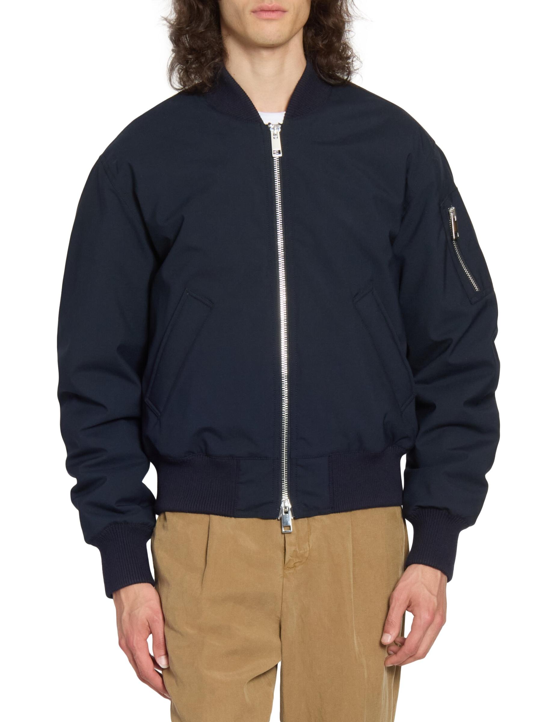 Shop Officine Générale - Javier Wool-Blend Bomber Jacket