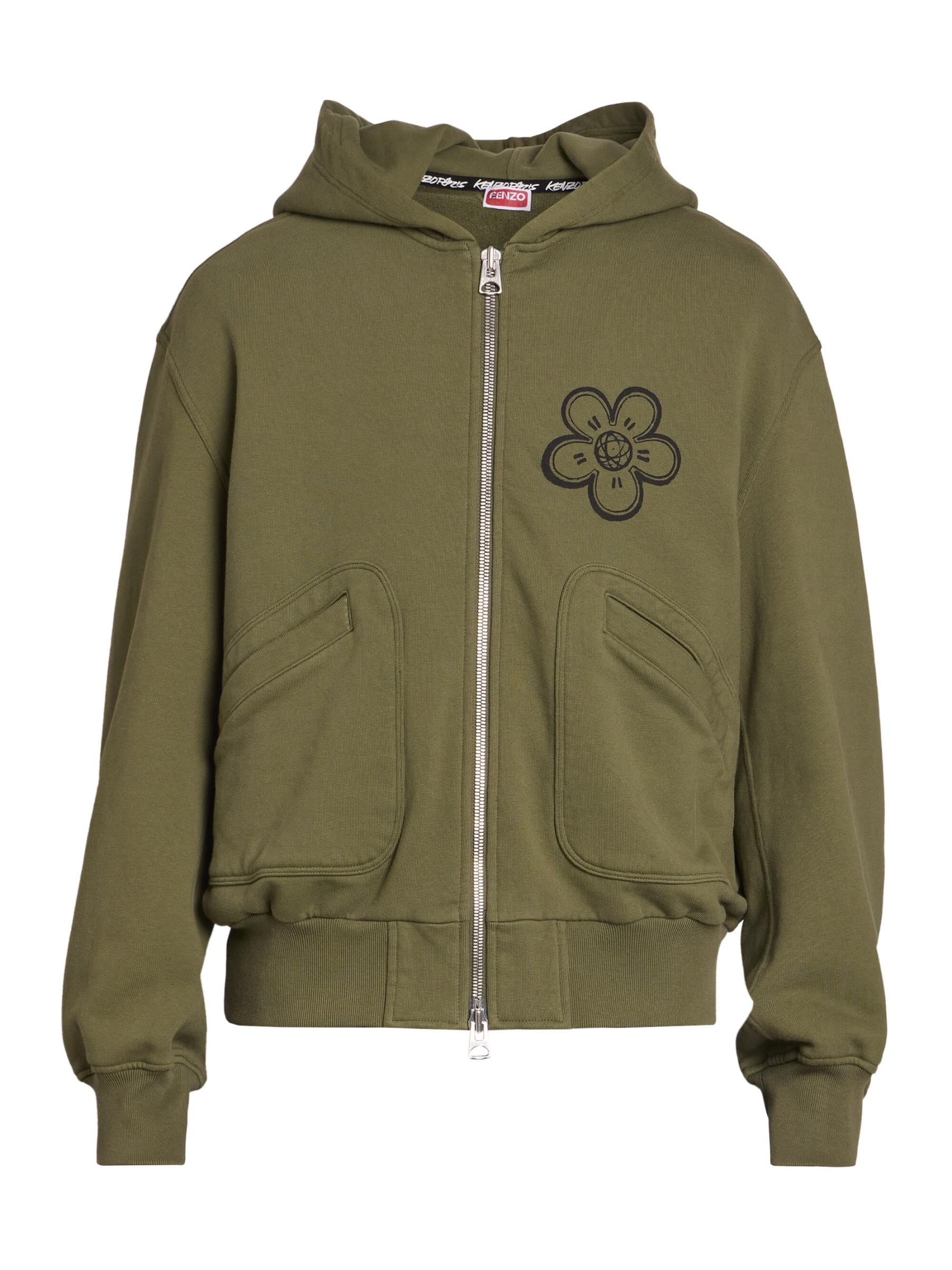 Shop KENZO - Futura Boxy Full-Zip Hoodie | Saks Fifth Avenue