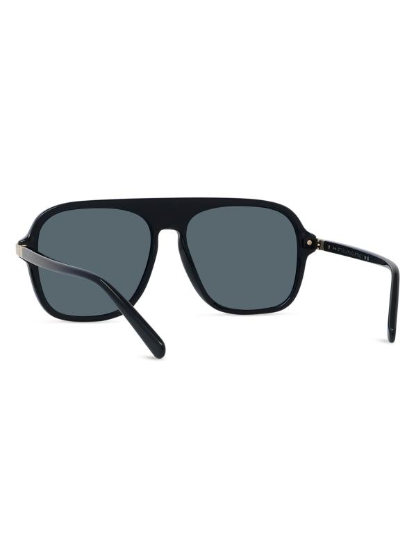 #4: نظارة شمسية ستيلا بايلوت 57 ملم - أسود رمادي غامق