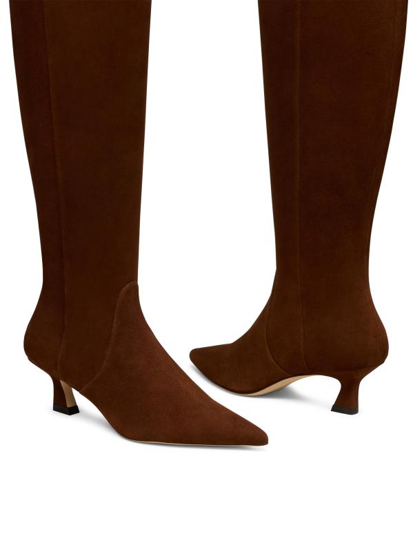 #4: حذاء فيني 50 ملم من الجلد المدبوغ - قهوة عميقة