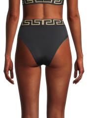 Versace お洒落 チェーンプリント ハイウエスト ビキニボトム Versace お洒落 チェーンプリント ハイウエスト ビキニボトム