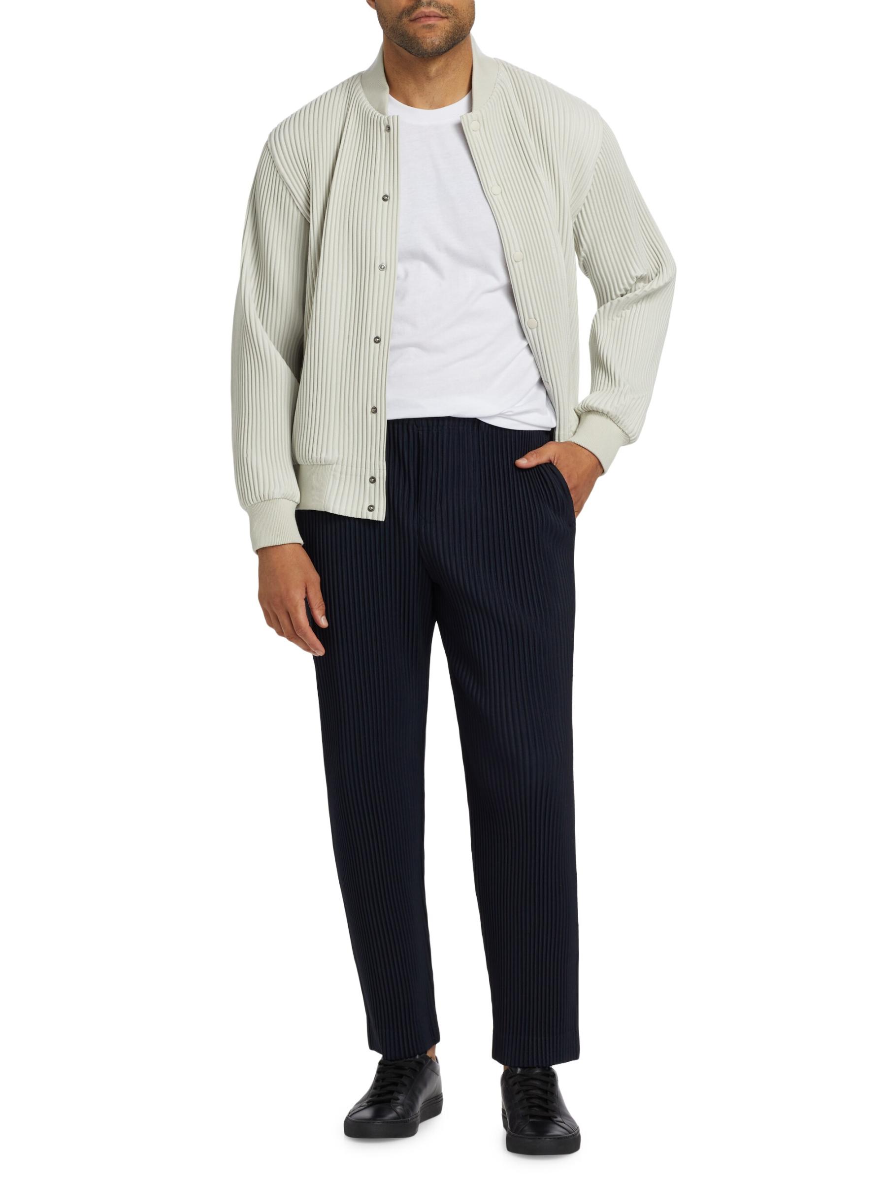 Shop Homme Plissé Issey Miyake - Basic Straight-Fit Pleated