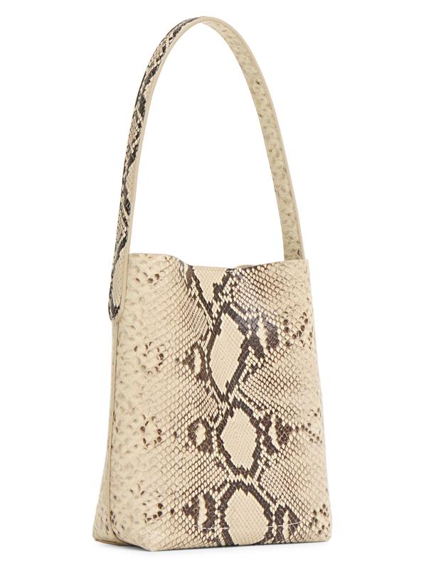 #2: حقيبة يد صغيرة للاستخدام اليومي من الجلد منقوش على شكل ثعبان - روشيا