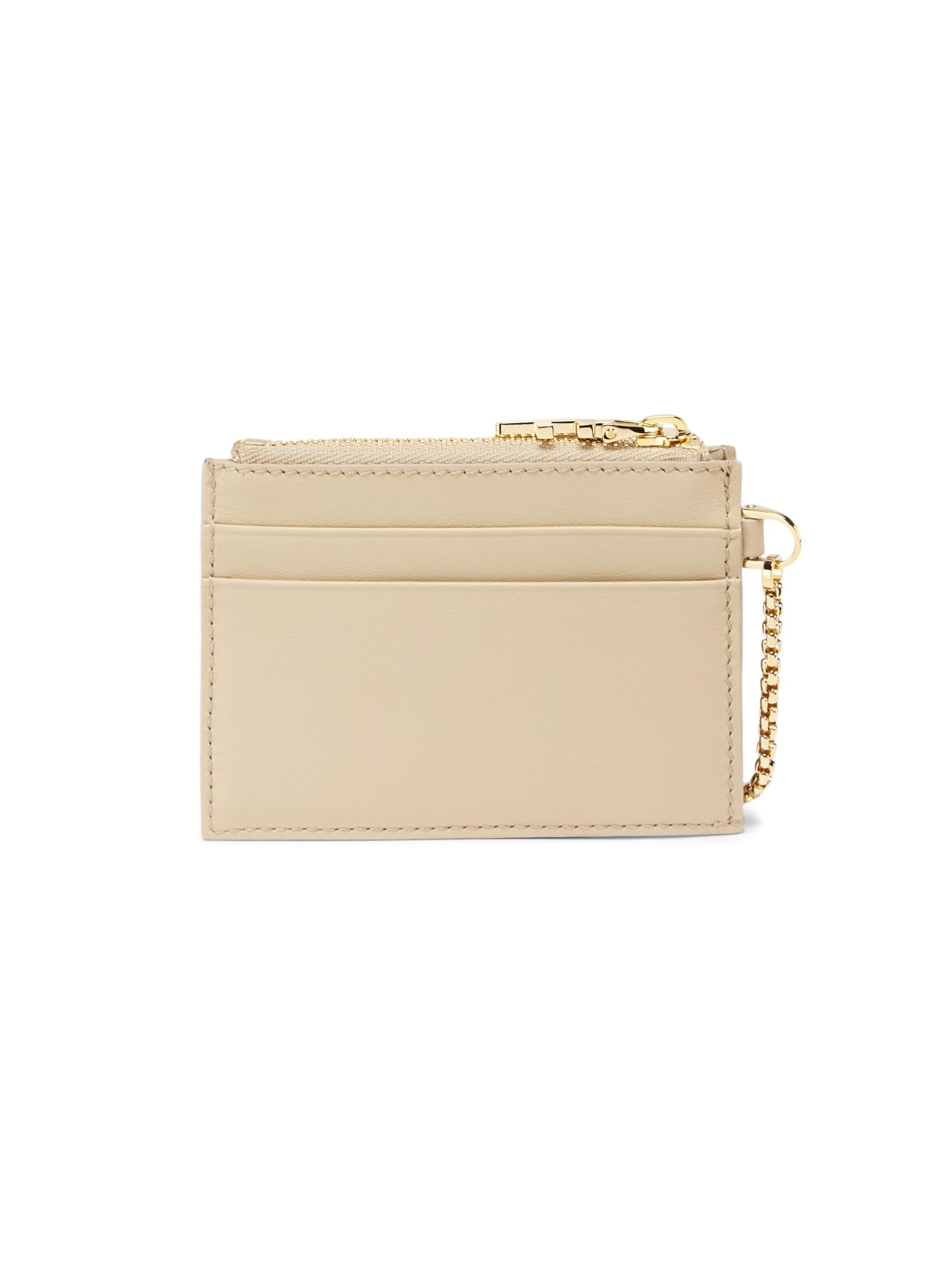 Shop Ferragamo - Zippered Leather Card Holder | Saks Fifth