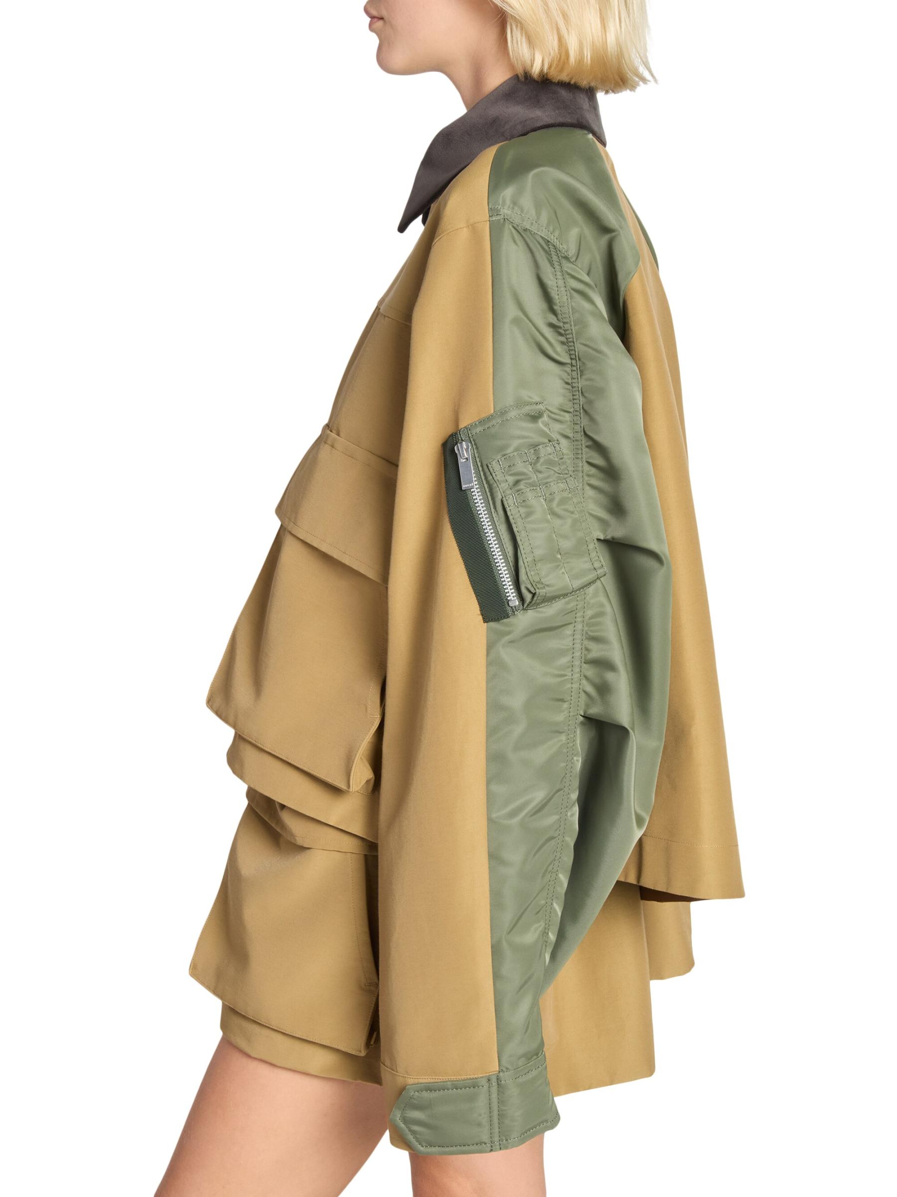 Sacai - グログラン・ナイロンツイル・ブルゾン・ジャケット を
