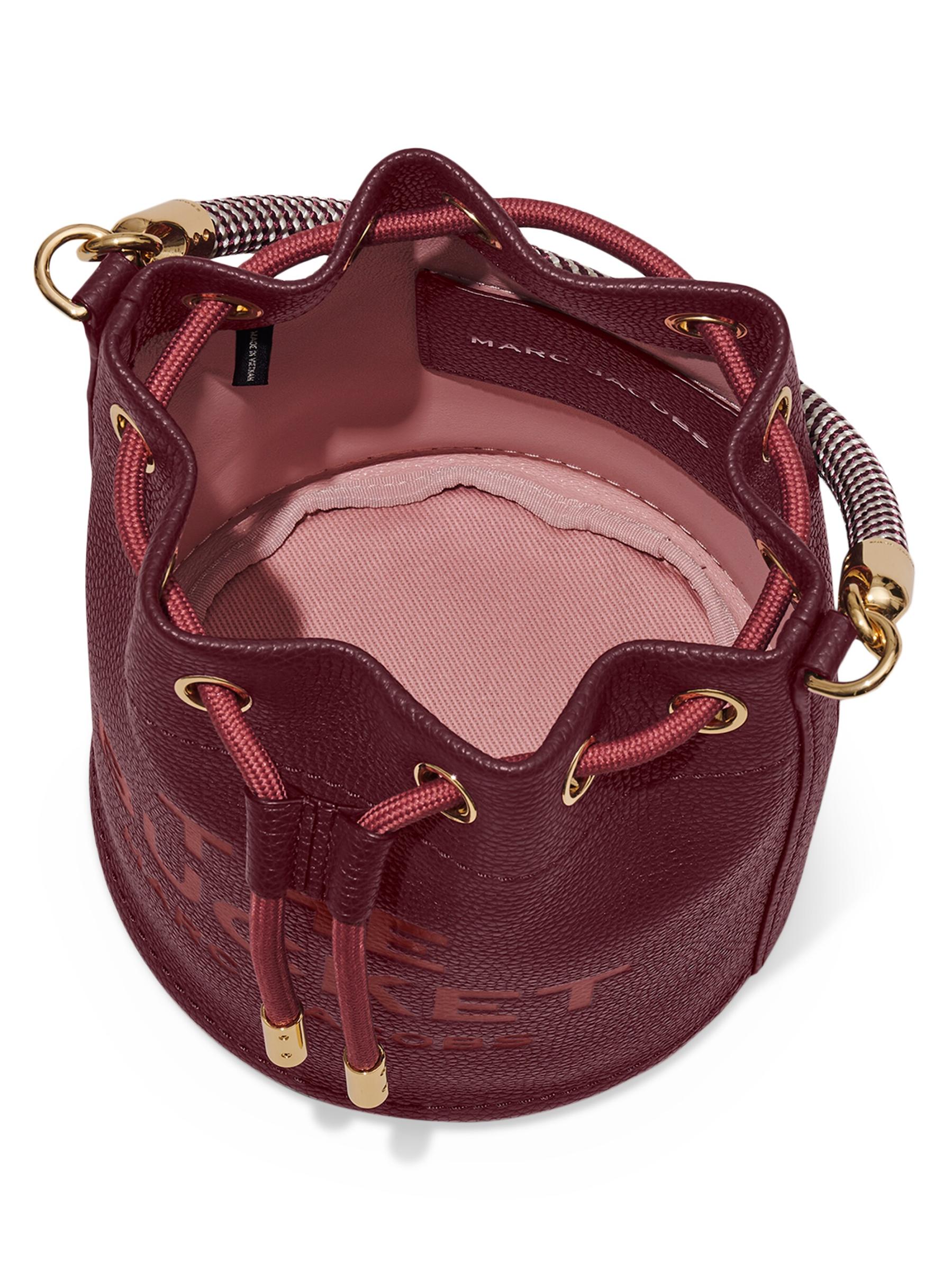 バッグ THE LEATHER BUCKET BAG Marc Jacobs The Leather Bucket Handbag – ShopCGX