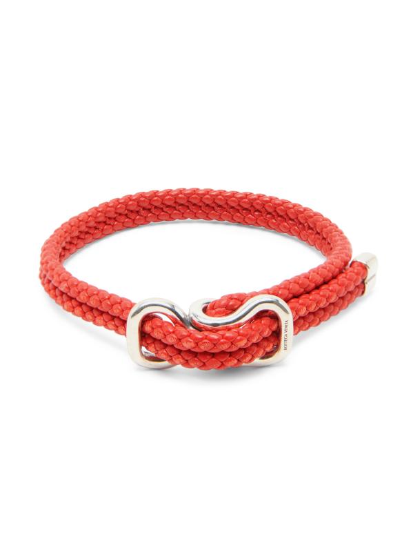 最終値下げBottega Veneta ブレイドレザーブレスレット 値下げBottega Veneta ブレイドレザーブレスレット