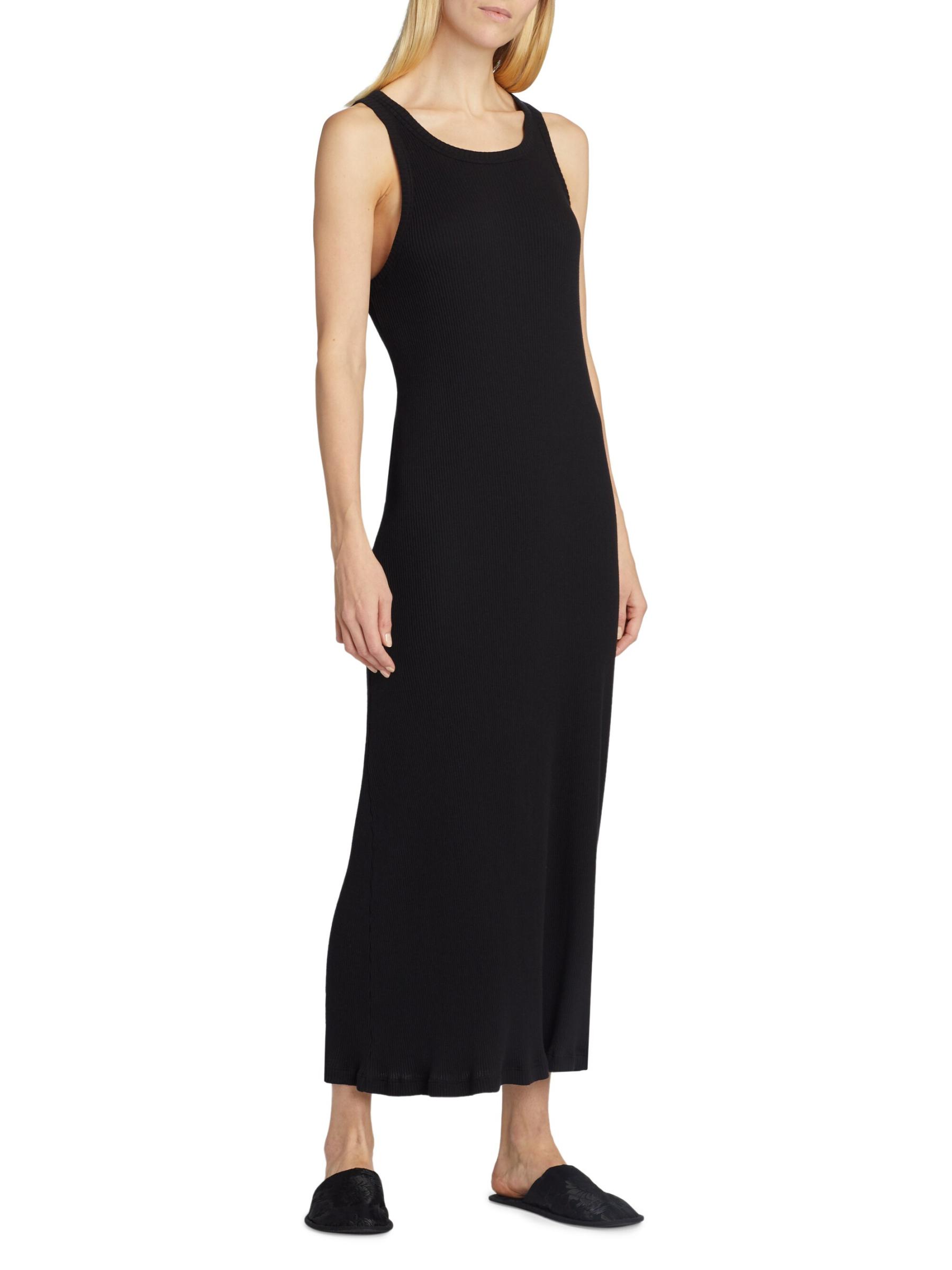 THE ROW ワンピース Yule cotton midi dress960843 Yule cotton midi dress in black - The Row | Mytheresa