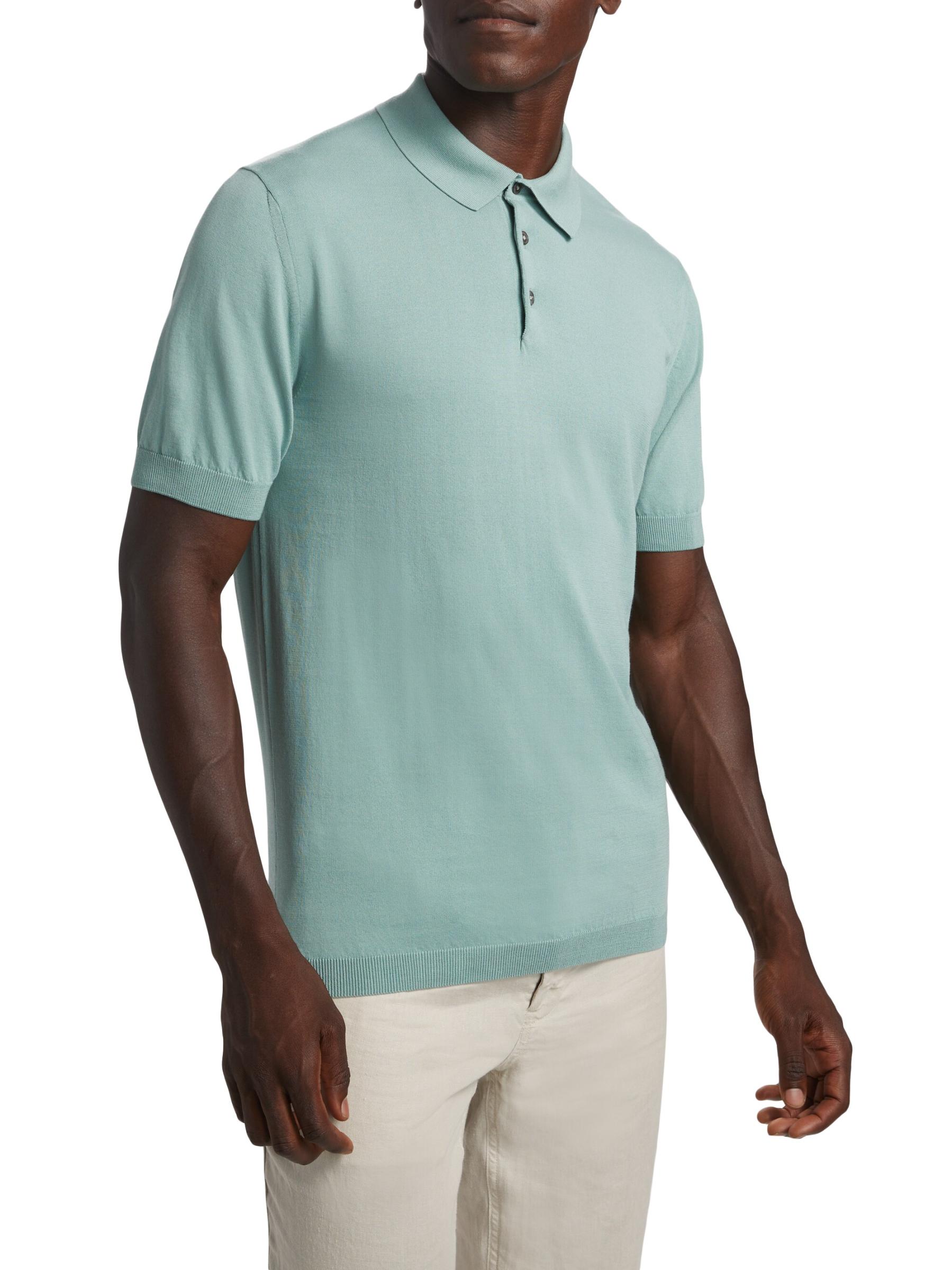 Shop Saks Fifth Avenue - COLLECTION Cotton Polo Shirt | Saks
