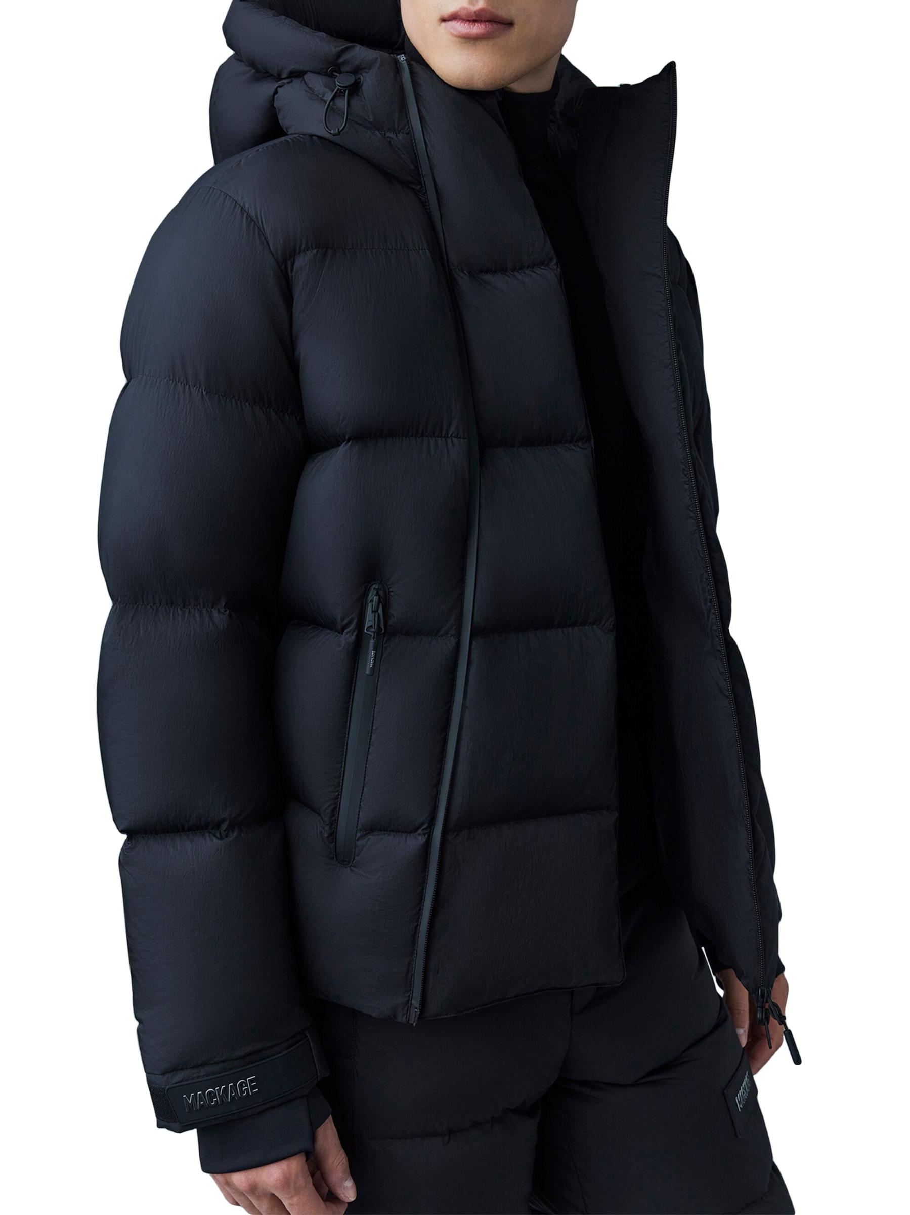 MACKAGE★JENI HOODIE Padding Jacket★冬支度 Jeni, 2-in-1 down parka with removable bib for ladies