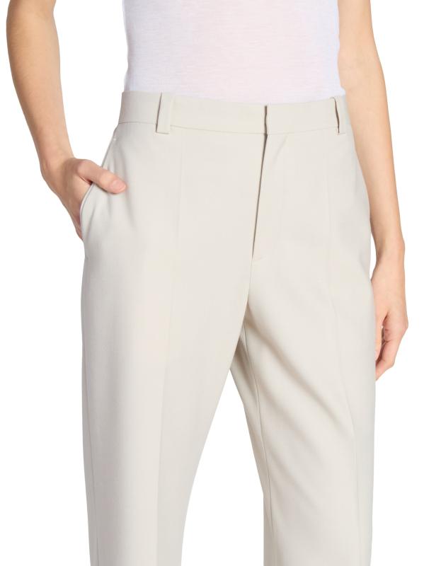 パンツ Victoria Beckham Pumice Classic Straight Leg Trousers Victoria Beckham Pumice Classic Straight Leg Trousers