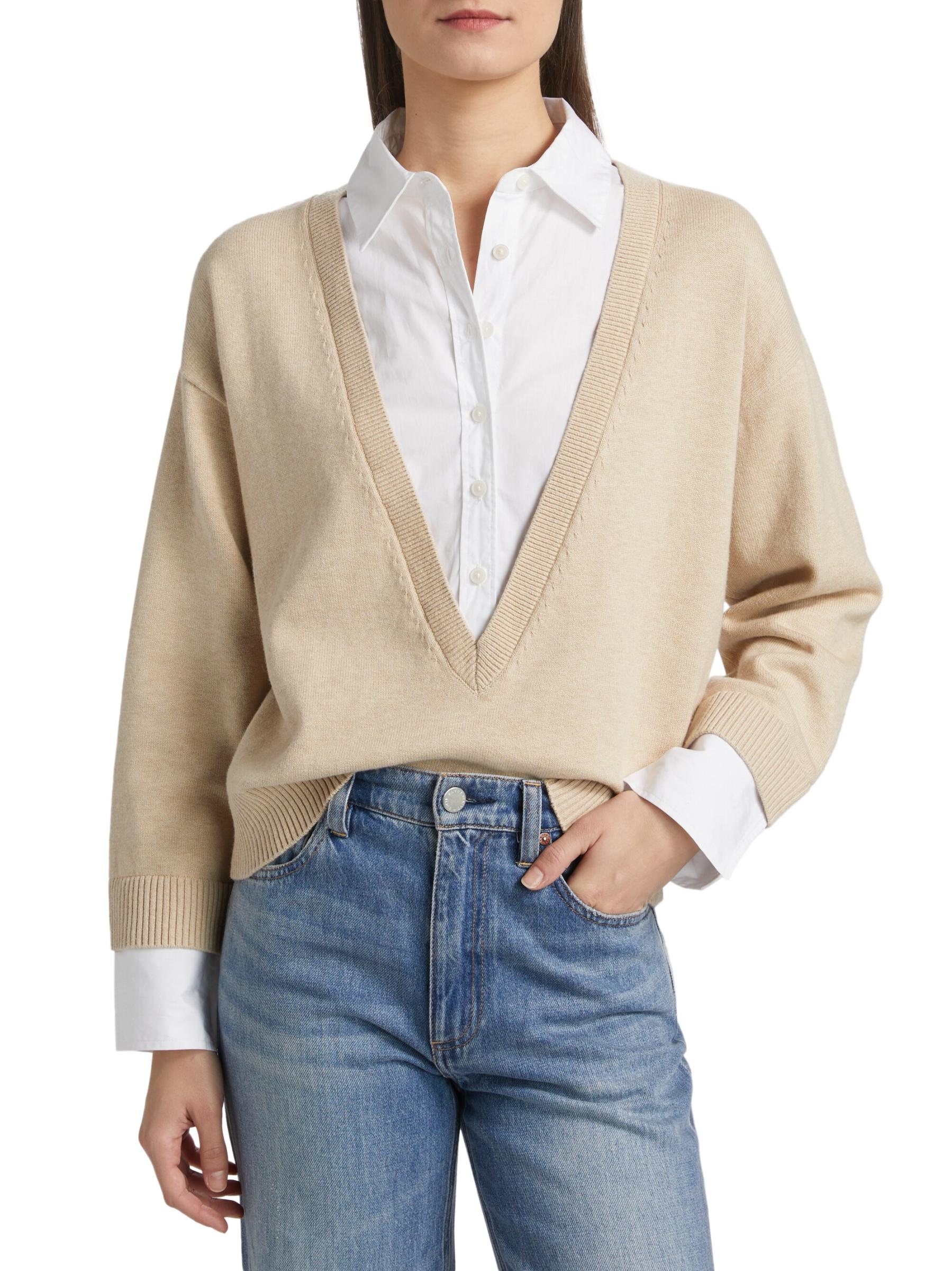 10CROSBY DEREK LAM ニット・セーター レディース テン　クロスビー　デレク　ラム 中古　古着 10CROSBY DEREK LAM ニット・セーター M 白系 【古着】【中古