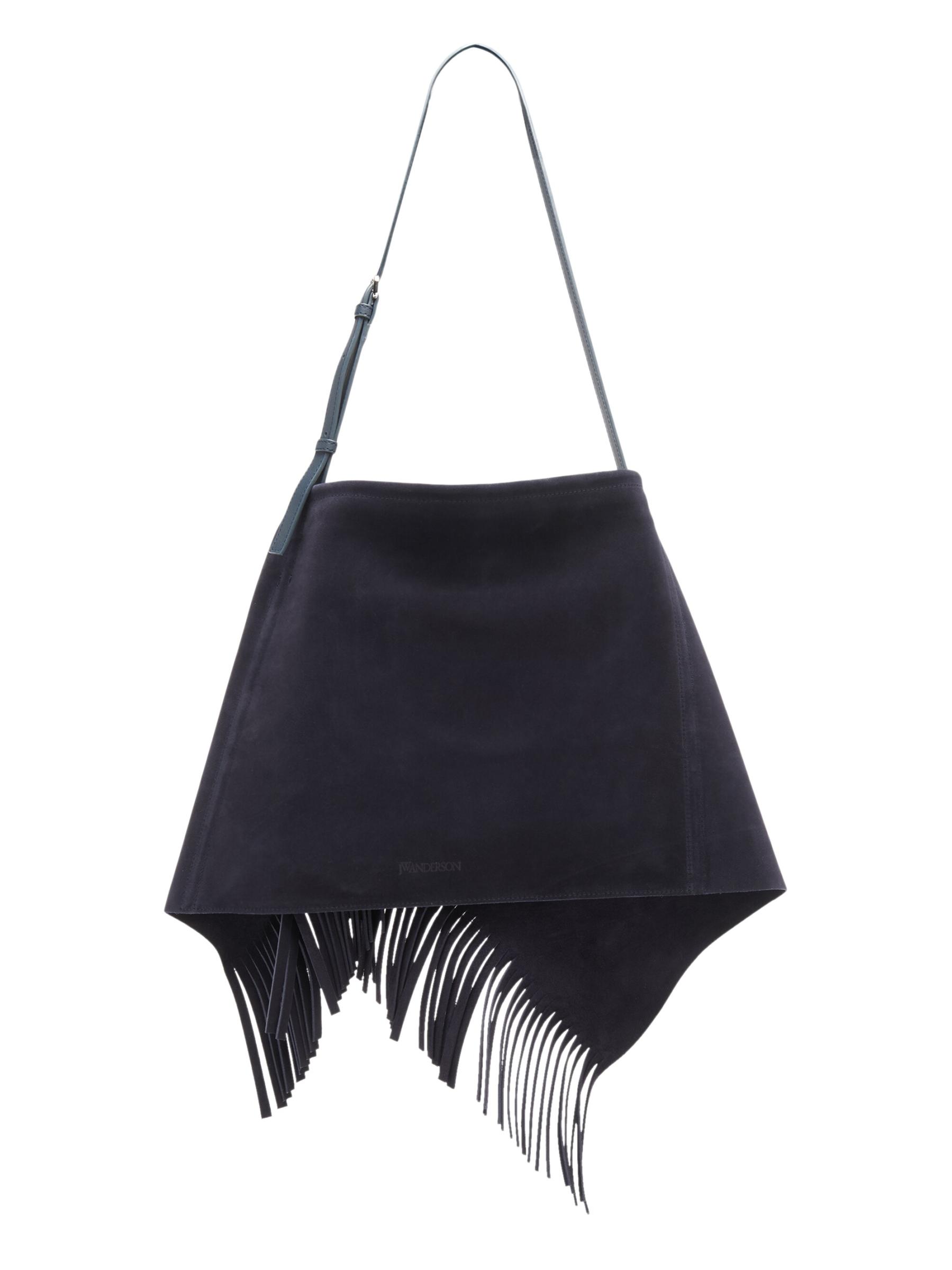 JW ANDERSON｜ (SCARF BAG (HB0700-LA0361-927)) J.W. Anderson Scarf Bag - Blue - Women | HB0700LA0363800