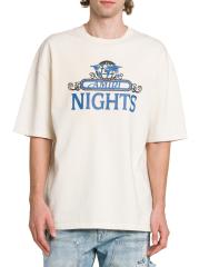 【関送込】AMIRI NIGHTSオーバーサイズ クルーネック Tシャツ Amiri - アミリ・ナイト・コットン・オーバーサイズ・クルー