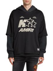 関税込★【AMIRI】スターバースト・コットン・パーカー 関税込み☆AMIRI☆スターバースト ロゴ コットン パーカー