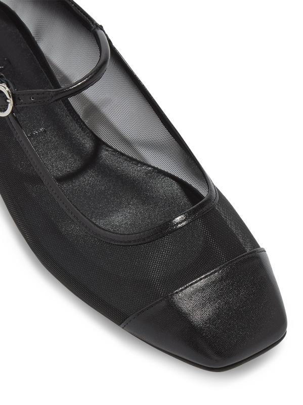 #5: شقق أوما ميش ماري جين باليرينا - أسود