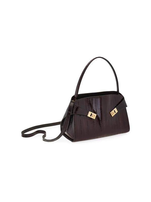 #2: حقيبة كتف من الجلد Hug - براون