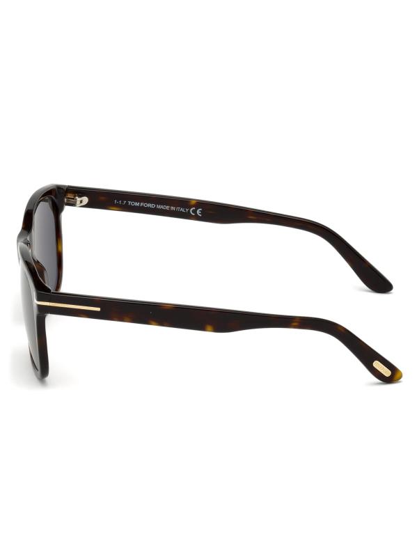 #3: نظارات شمسية إيريك 55 ملم بتصميم هندسي - أخضر هافانا داكن