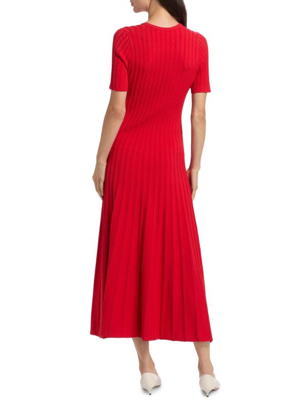 #4: سترة بأكمام قصيرة مزينة بطرز كابلي - بابايا