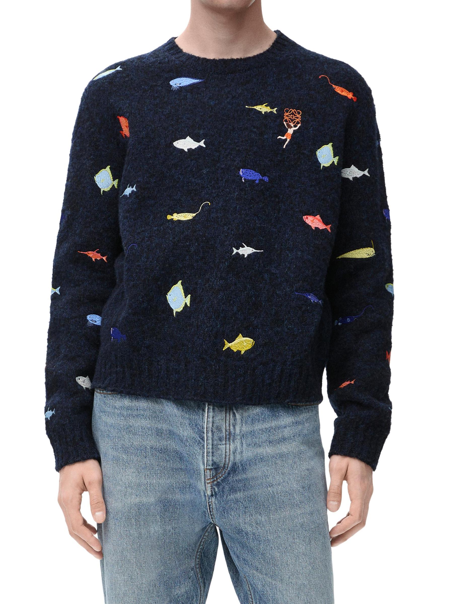 Shop Loewe - Suna Fujita x LOEWE Fish Sweater | Saks Fifth