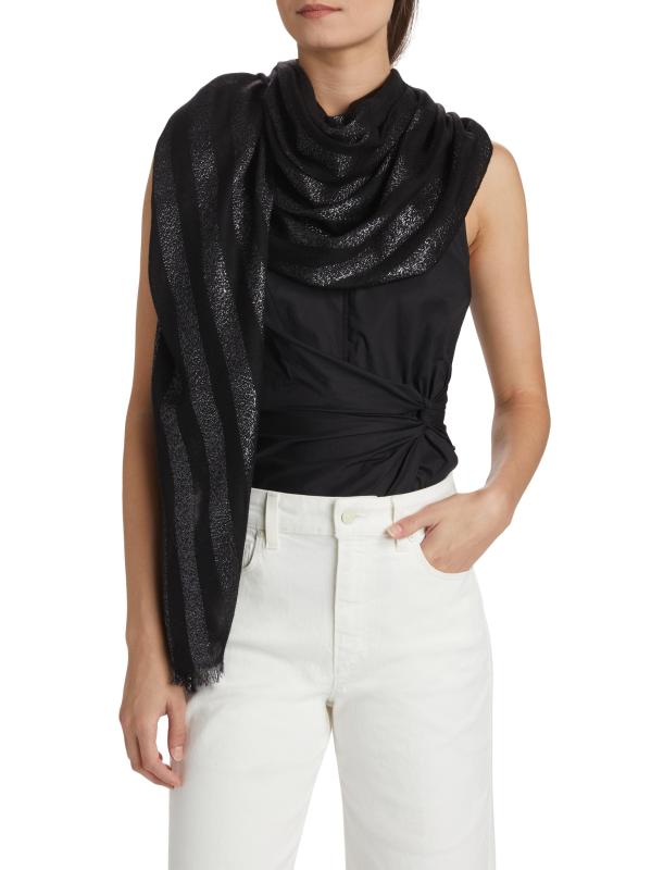 New Beginnings The Skyline Cashmere-Blend Scarf